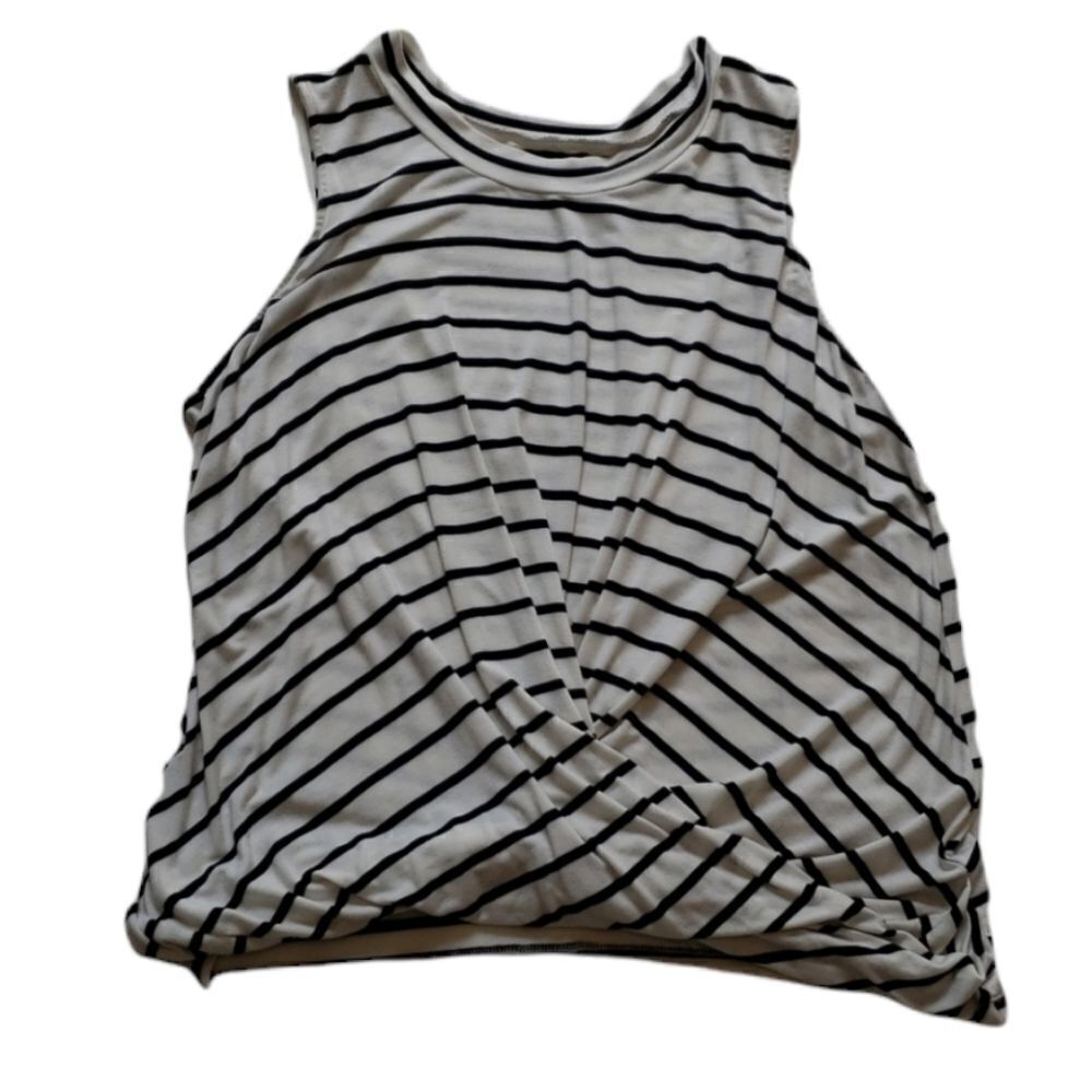 Twisted front stripe tank by Loft
